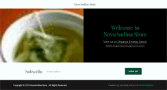 Desktop Screenshot of novoandinastore.com