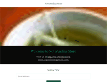 Tablet Screenshot of novoandinastore.com